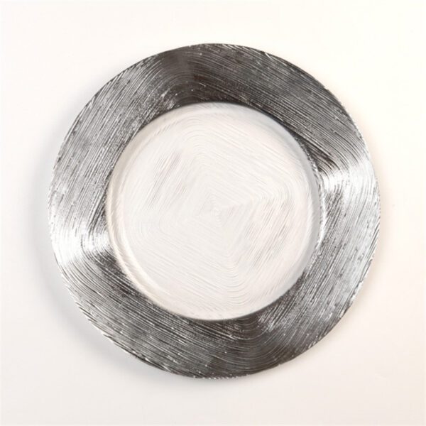 Wholesale Glass Charger Plate PZ-014